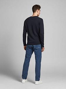 Пуловер JJEBASIC KNIT CREW NECK NOOS 12137190-Navy Blazer Jack&Jones Темно-синій XXL synthetic.ua - Фото 1