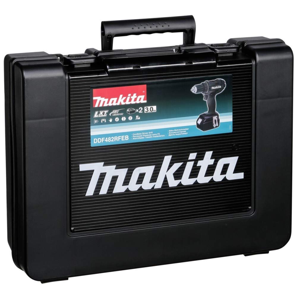 Бездротова дрель-шуруповерт Makita DDF DDF482RFEB 2 x18.0 В-LI 3.0 Агод 1 Вт 18 В Чорний, фото №4