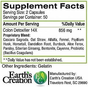 Colon Detox 100 caps synthetic.ua - Фото 1