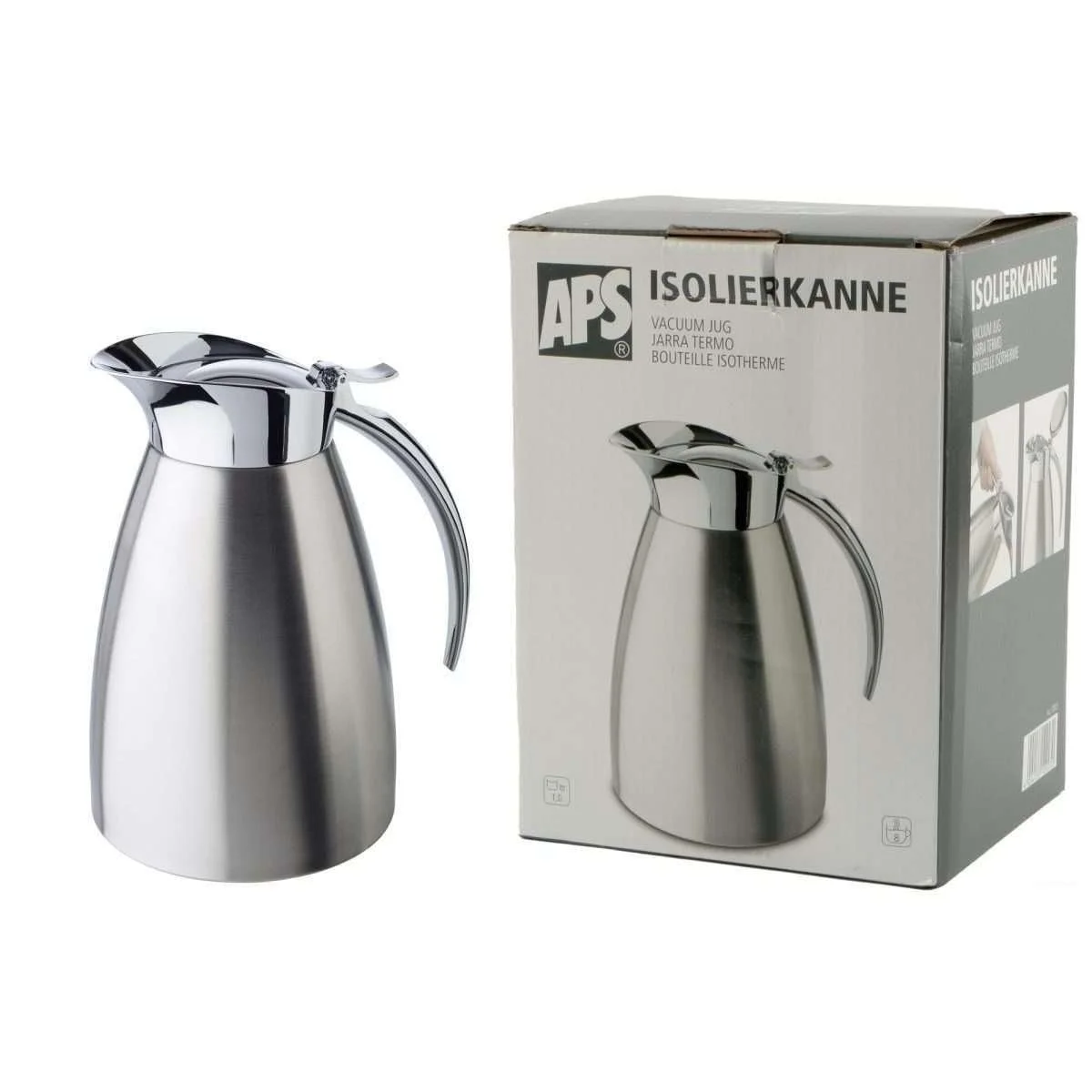 Кувшин-термос APS Advanced 1 л нержавеющая сталь, фото №3