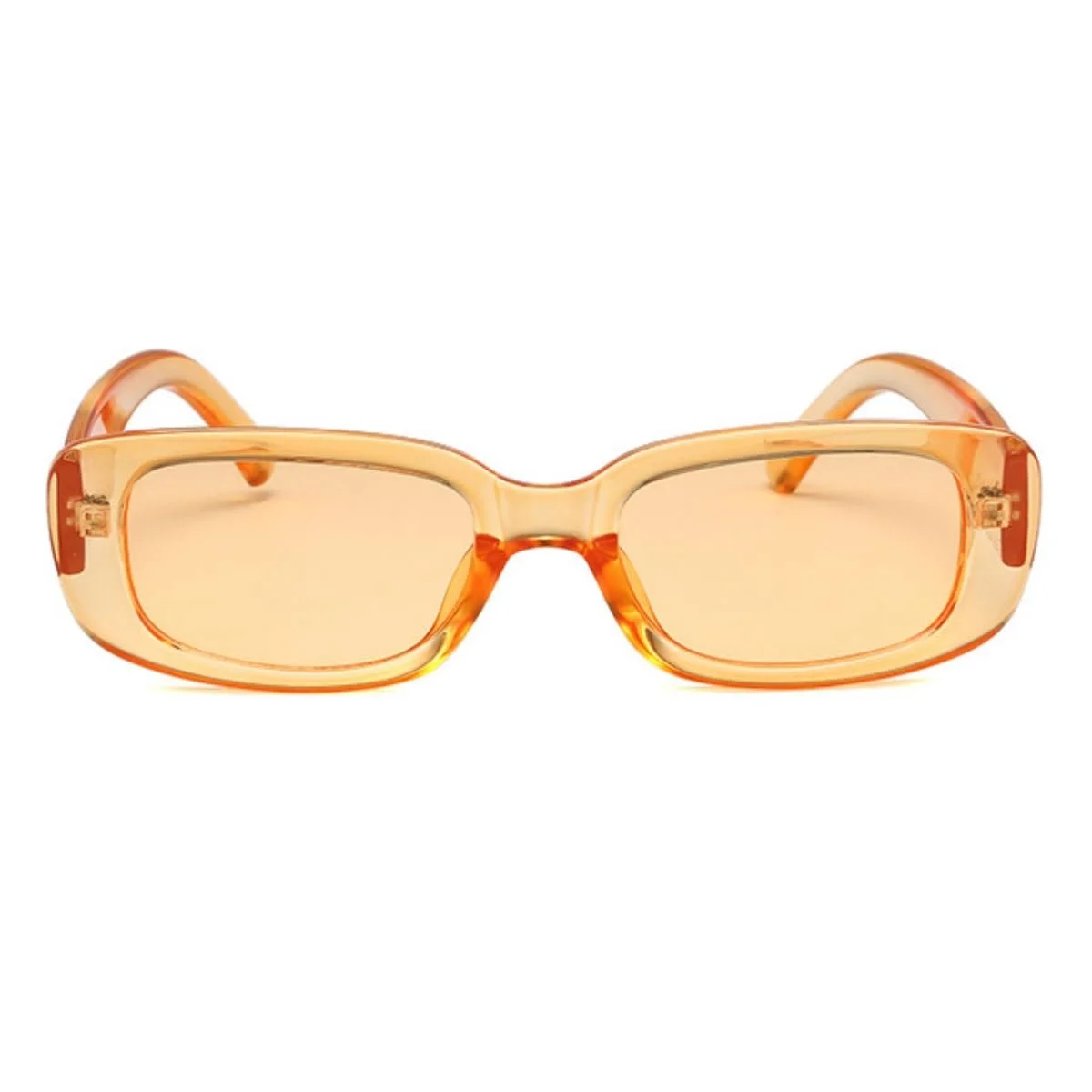 Сонцезахисні окуляри Прямокутні qinqilanqi-S Ретро Вінтажні Модні Вузькі UV400 90-х, фото №2