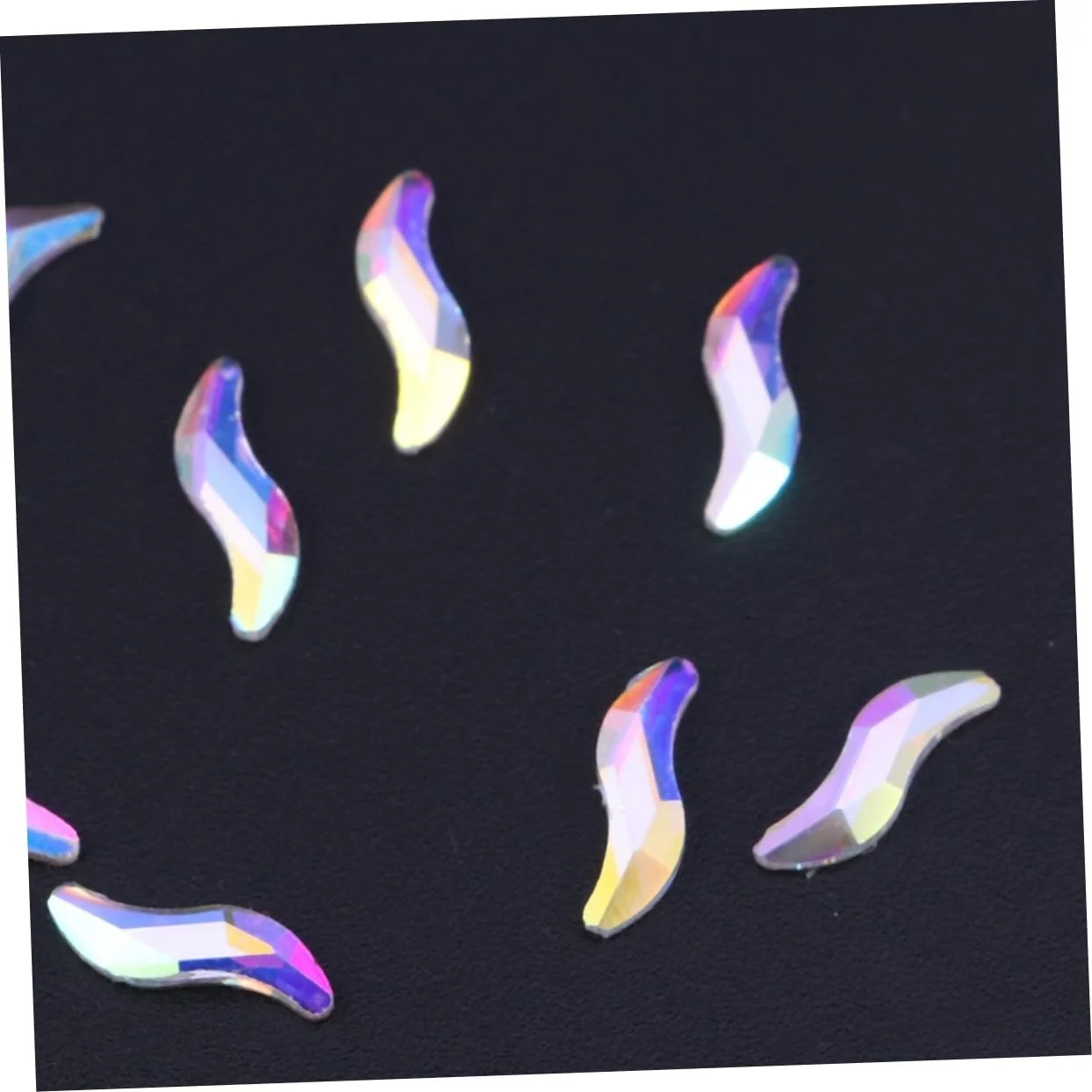 Кристаллы для ногтей Healvian, украшение для ногтей, стразы для ногтей, блестящие кристаллы для ногтей, длинные капли воды, украшение для ногтей, камень без покрытия, упаковка из 10 штук, фото №7