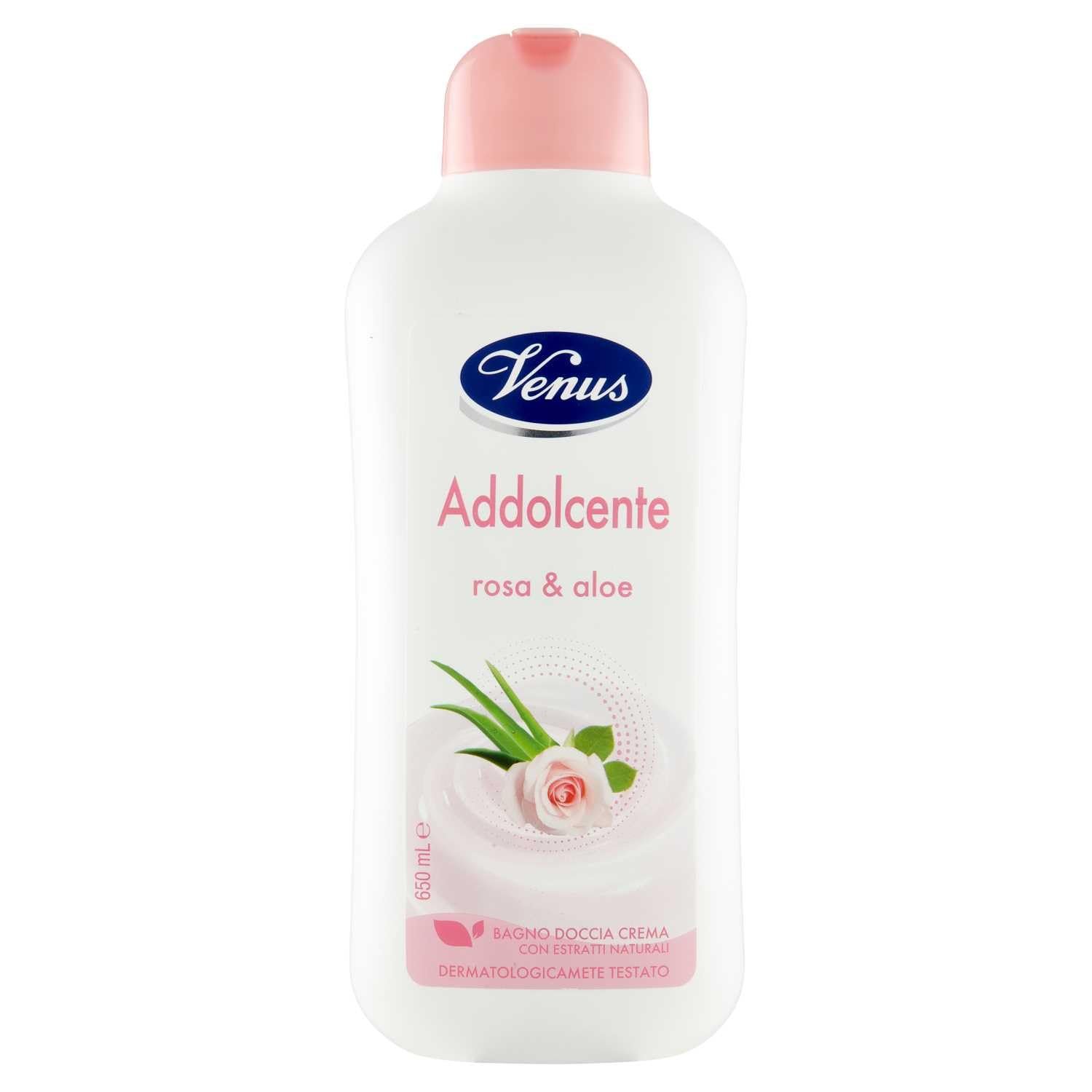 Гель для душу Venus Bagnodoccia Rose and Aloe 650 мл 4 шт., фото №1