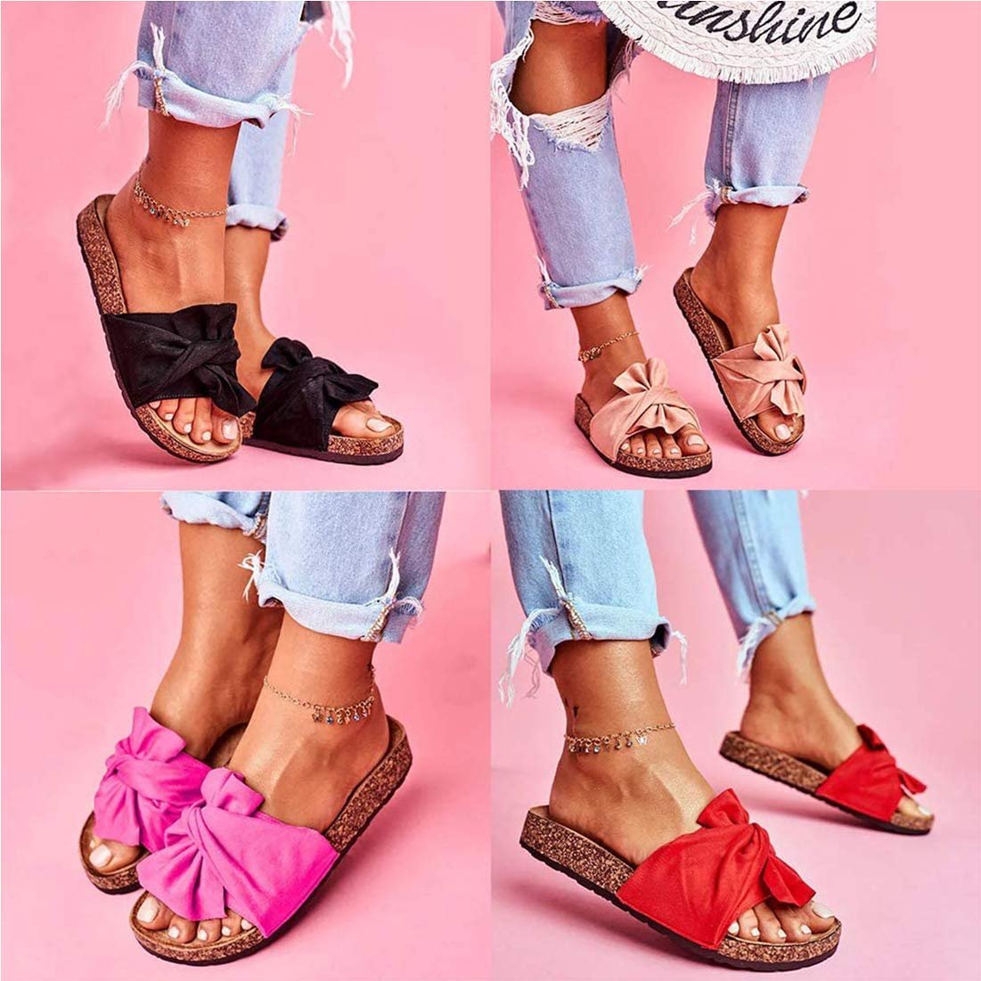 Пляжные Шлепанцы Женские в Богемном Стили Летние, фото №5