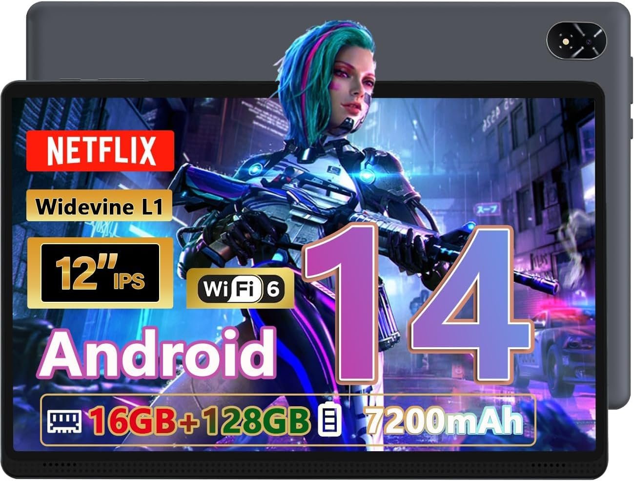 Планшет 12" Full HD GOTOWOD M4 (4+12)/128ГБ 5G 1-SIM 8 ядер Android 14 7200 mAh Серый, фото №1 Планшет 12" Full HD GOTOWOD M4 (4+12)/128ГБ 5G 1-SIM 8 ядер Android 14 7200 mAh Серый, фото №1