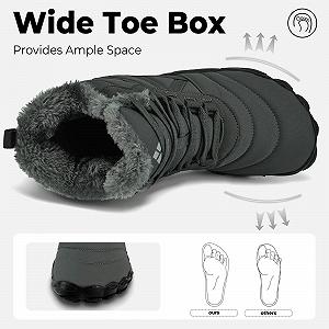 Черевики Mishansha Unisex Зимние Barefoot, Теплые Зимние Ботинки, Размер EU 36–48 synthetic.ua - Фото 1