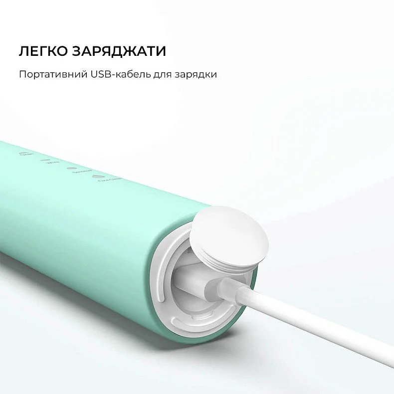 Электрическая зубная щетка Jimmy T6 Electric Toothbrush with Face Clean Blue, фото №7