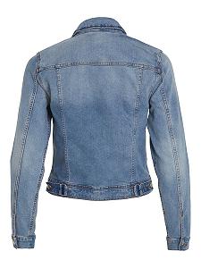 Джинсовая куртка Vila Vishow New L/S Denim Jacket/Su-noos synthetic.ua - Фото 1