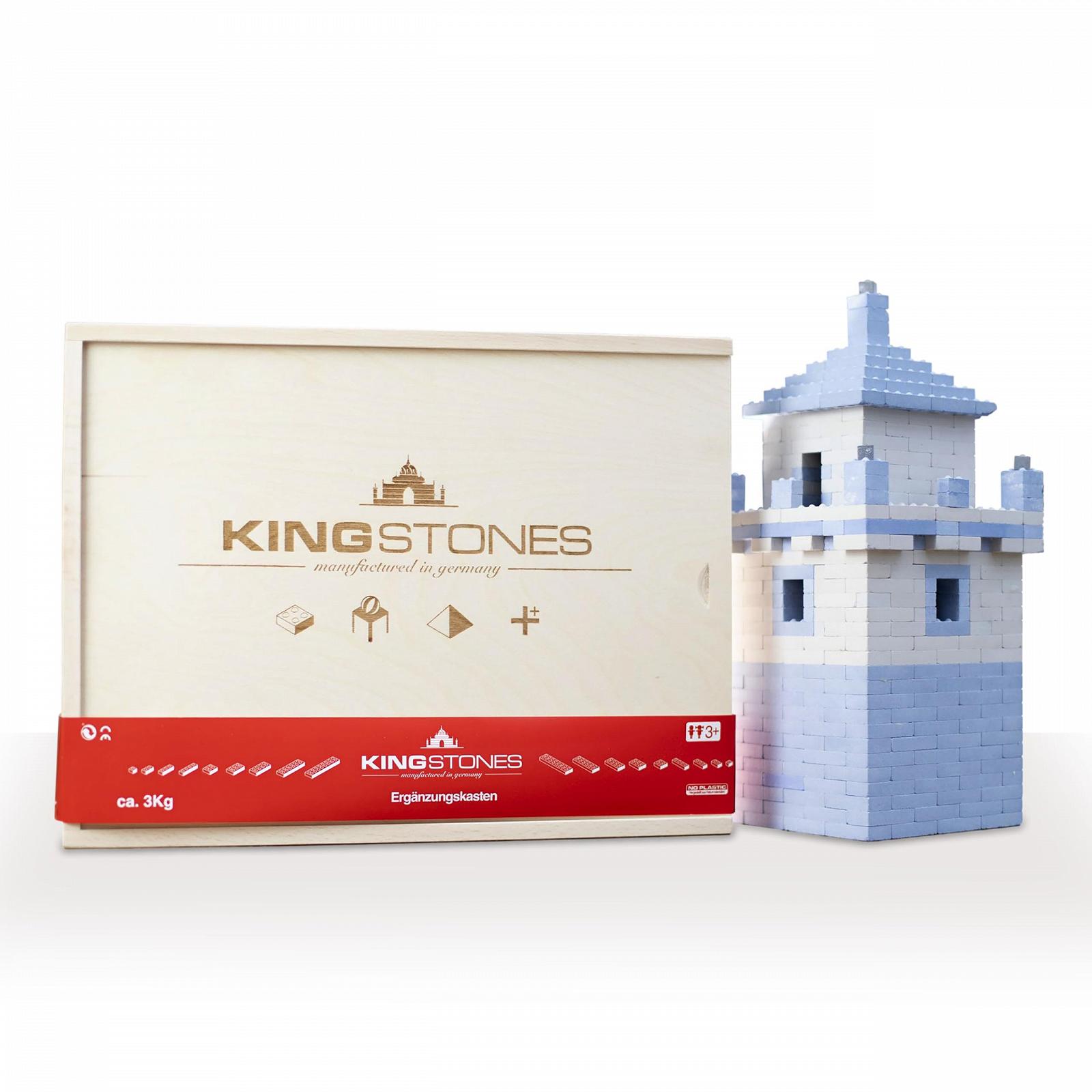 Конструктор Kingstones Stone Systems – Build Kit Flour Каменные кирпичи Marble, фото №1