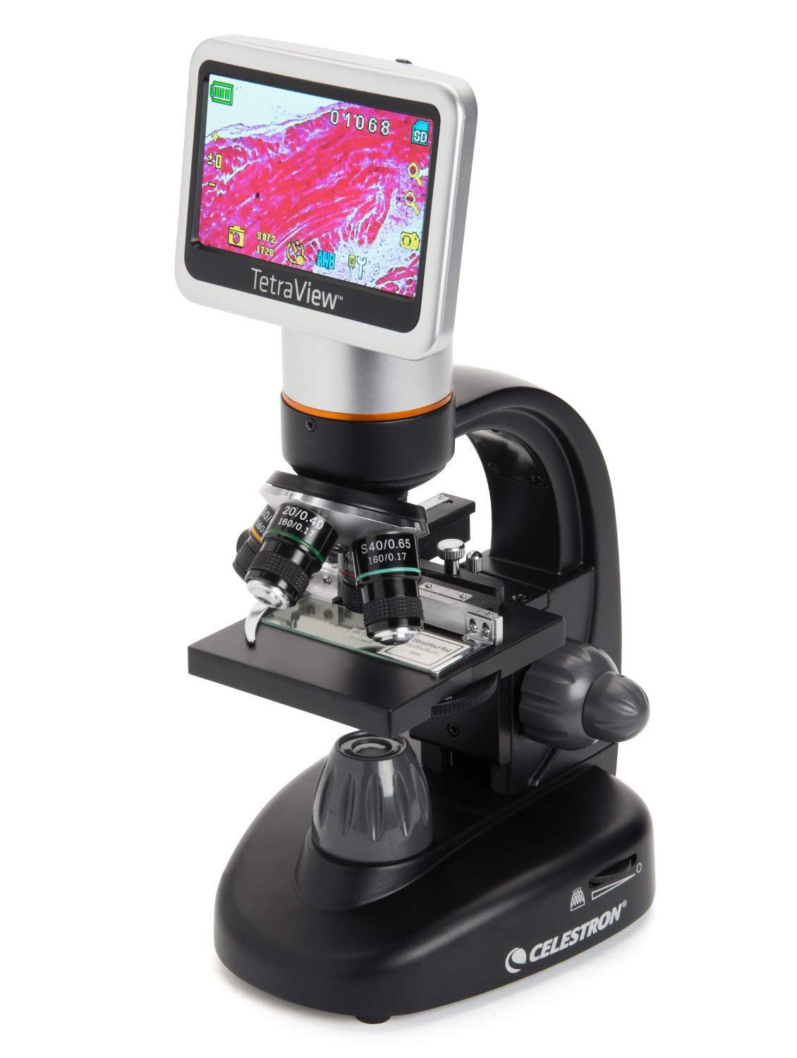 Микроскоп цифровой Celestron TetraView LCD, 5 МП, фото №2