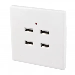 Стінна розетка USB Nikou 4 USB-порти DC 5 В 110~250 В - Фото 1