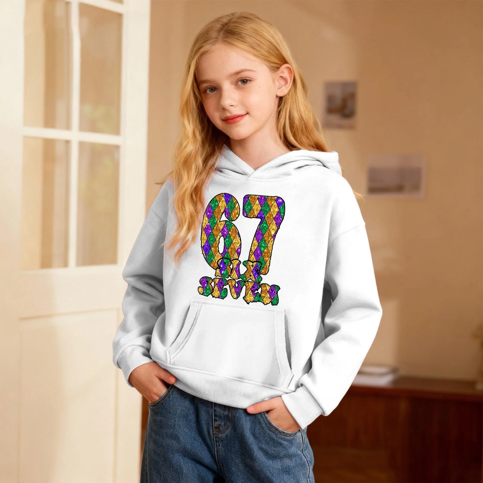 Дитяча Толстовка з Капюшоном Спортивна і Дівчаток, фото №3