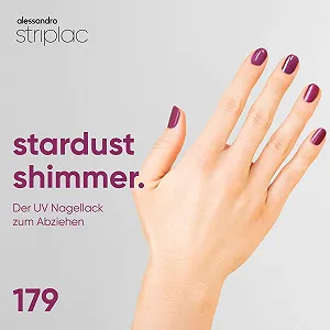 Гель-лак alessandro Striplac Stardust Shimmer Характеристики Фиолетовый, 6.5 мл synthetic.ua - Фото 1
