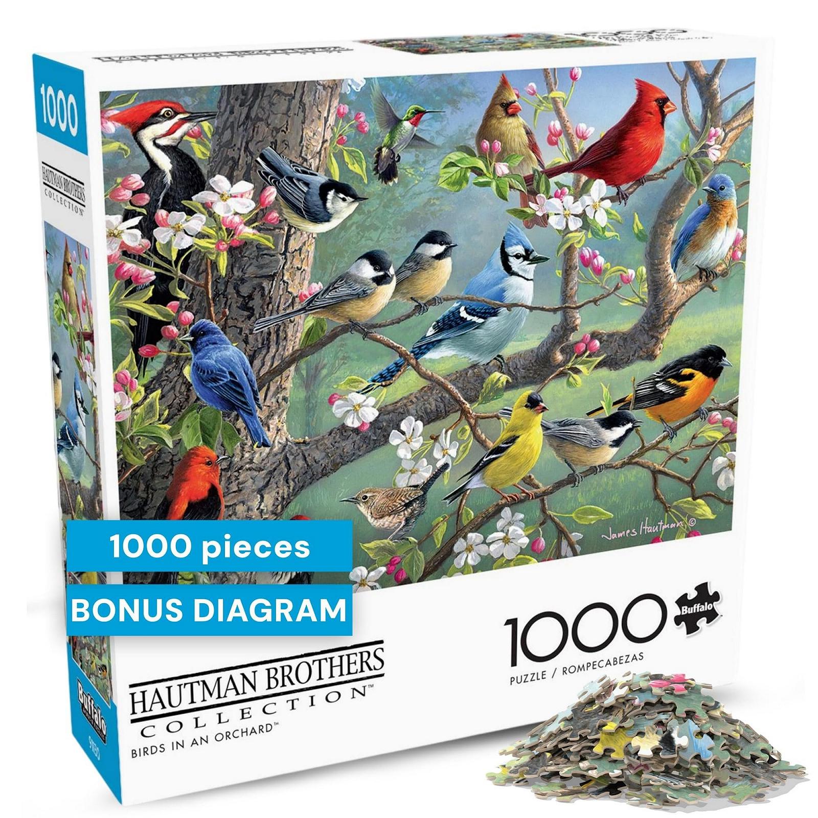 Пазл Buffalo Games Hautman Brothers Birds in an Orchard 1000 элементов, фото №1