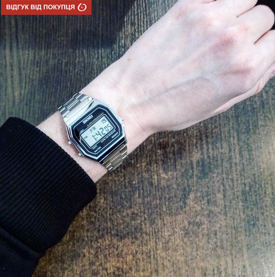 Годинник Skmei Popular 1123S Срібний, фото №8