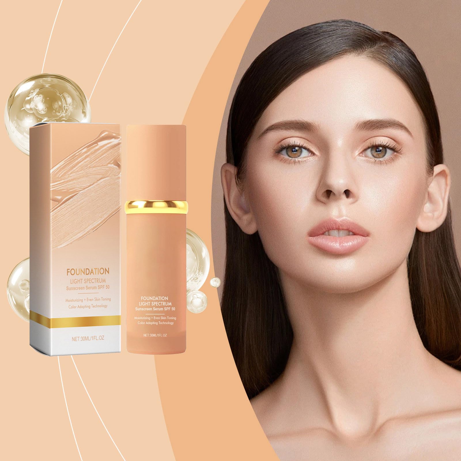 Foundation Adaptive Skin Tone Flüssige Долгоиграющее увлажняющее 30 мл, фото №3 Foundation Adaptive Skin Tone Flüssige Долгоиграющее увлажняющее 30 мл, фото №3