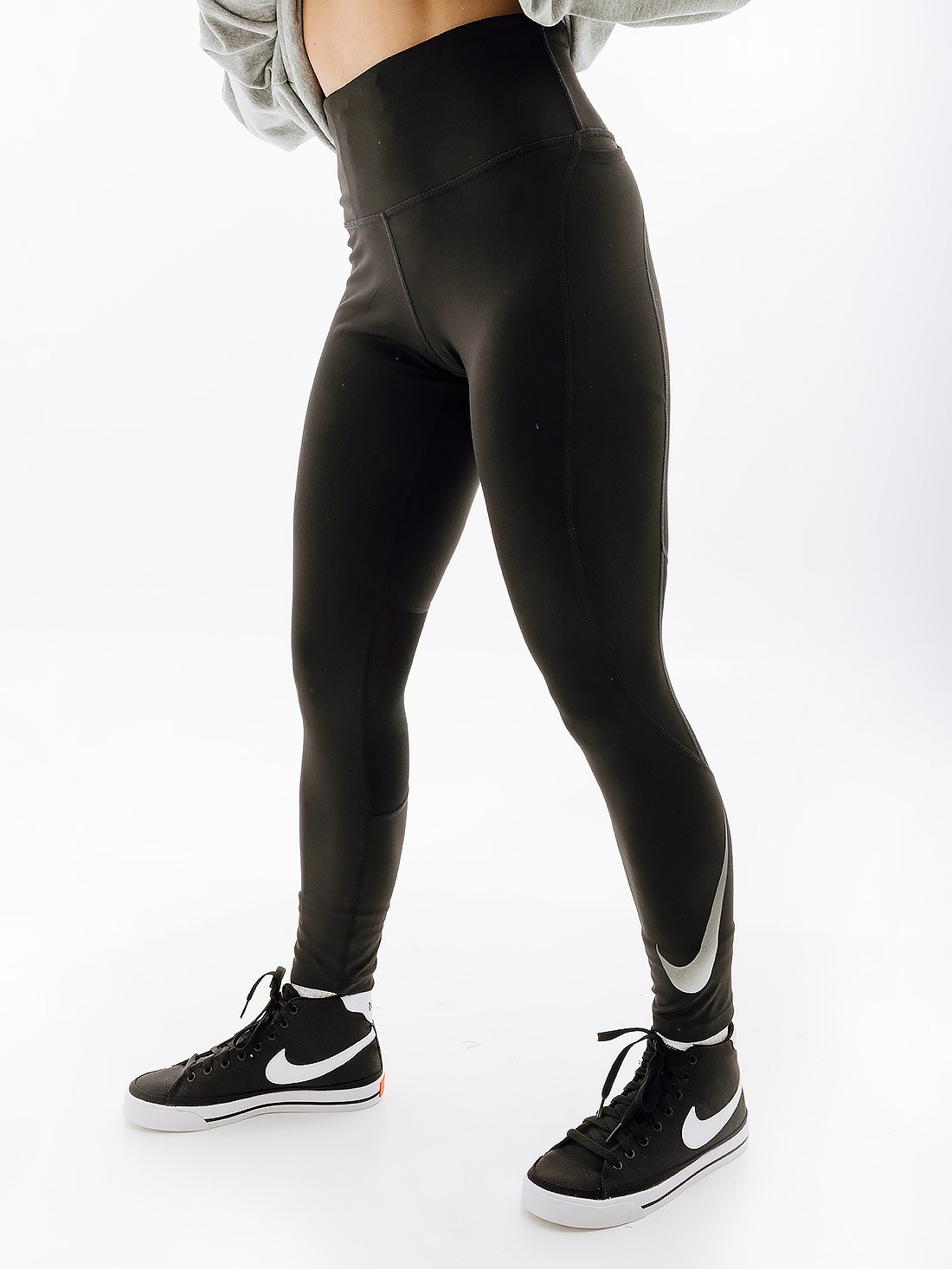 Леггинсы Nike W NK DF FST SW HBR MR 7/8 TGHT XS, фото №1