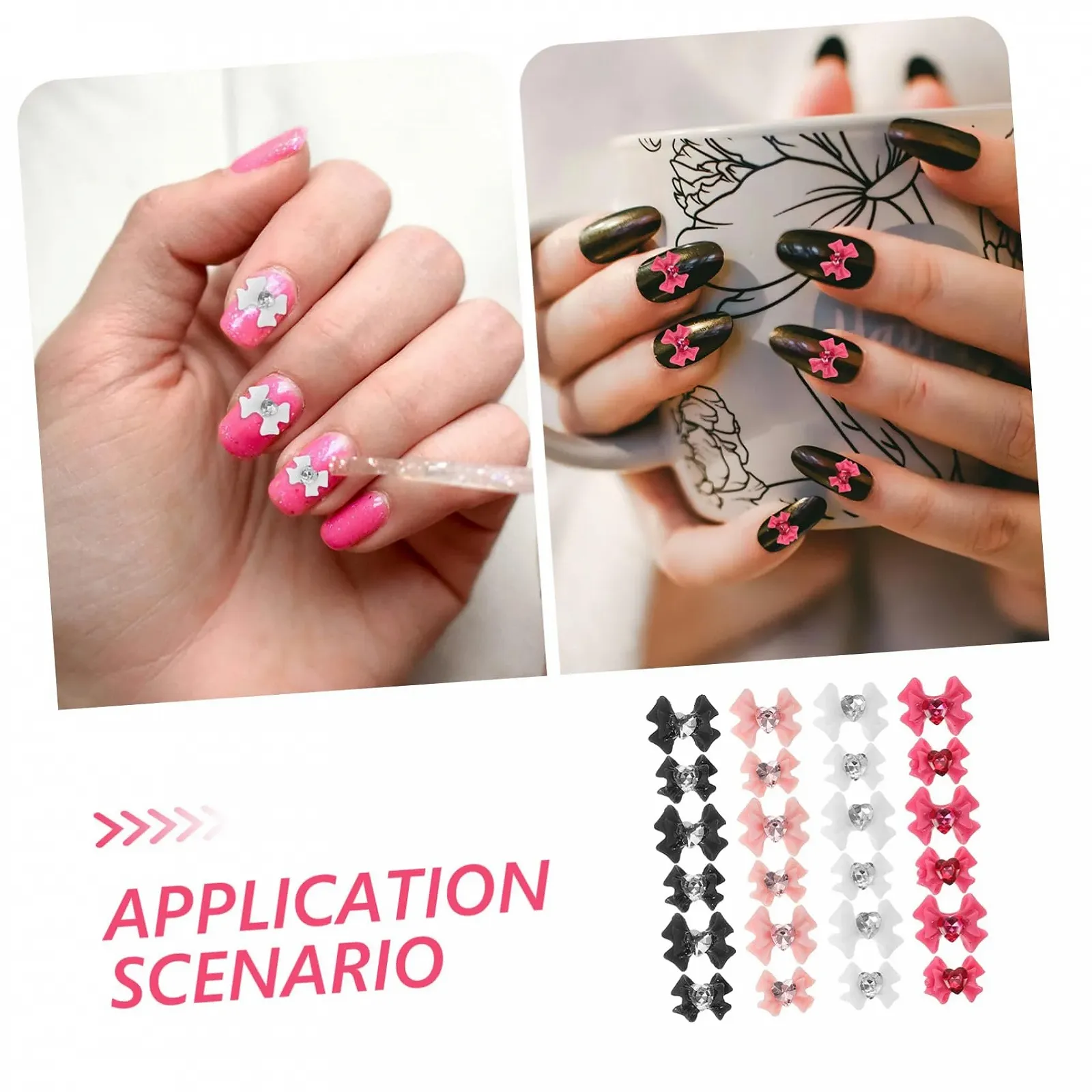 Подвеска для ногтей Beavorty, бантик, 80 шт., разноцветные, фото №7 Подвеска для ногтей Beavorty, бантик, 80 шт., разноцветные, фото №7