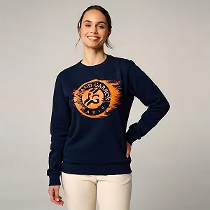 Пуловер ROLAND-GARROS женский с логотипом synthetic.ua - Фото 1