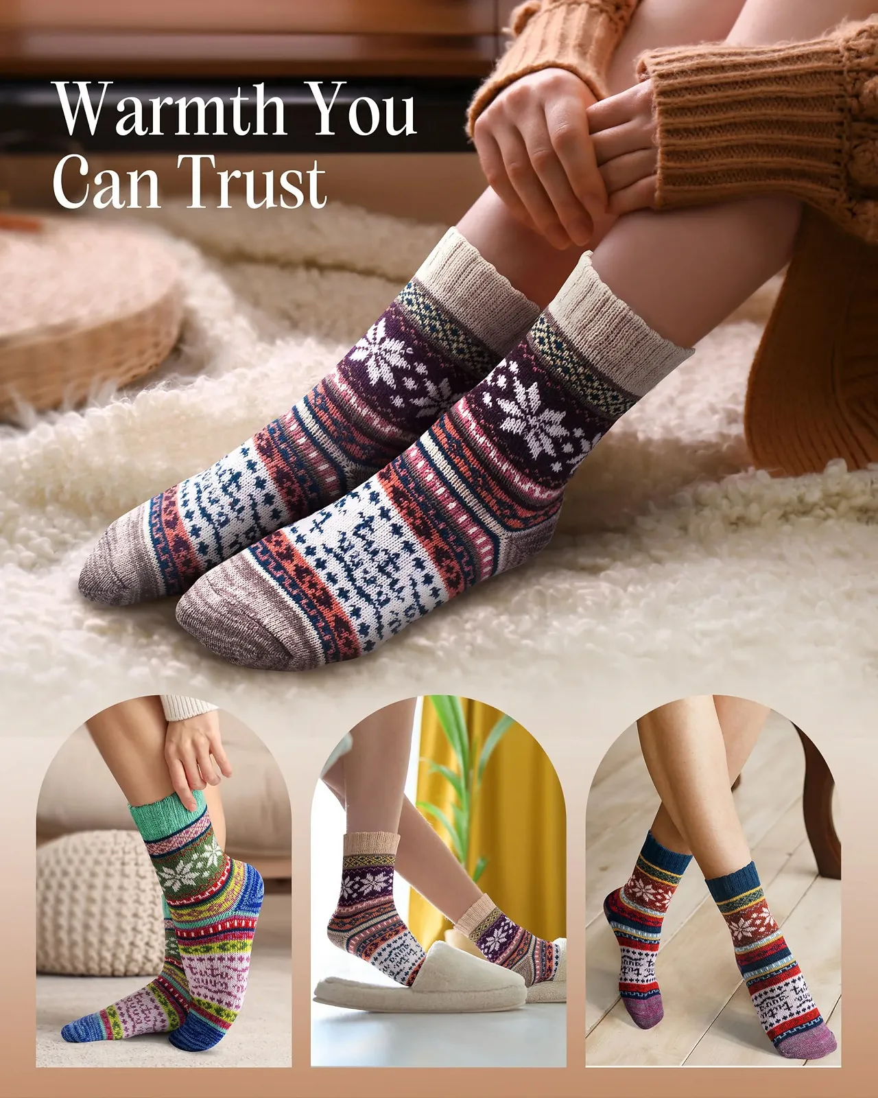 Шкарпетки Christmas Cuddly Small Christmas Gifts for Women, фото №4 Шкарпетки Christmas Cuddly Small Christmas Gifts for Women, фото №4