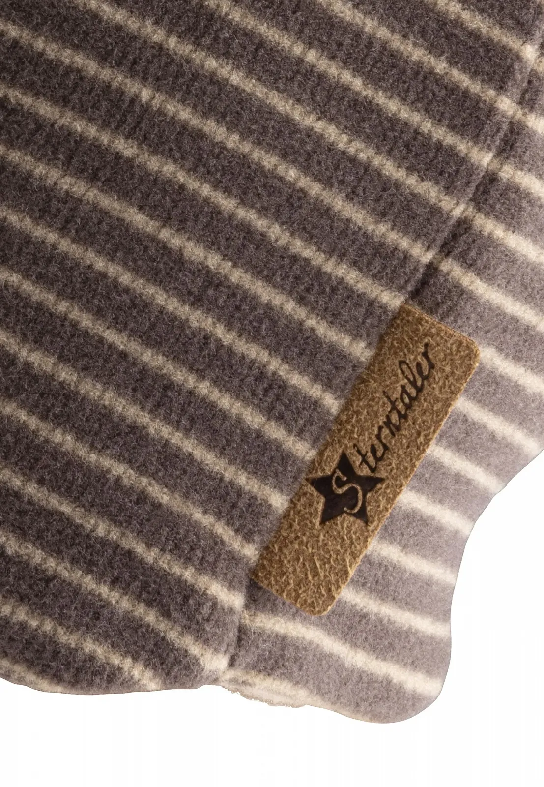 Вязаная шапка в рубчик Sterntaler для девочек детская шапка на подкладке из хлопкового флиса, фото №4
