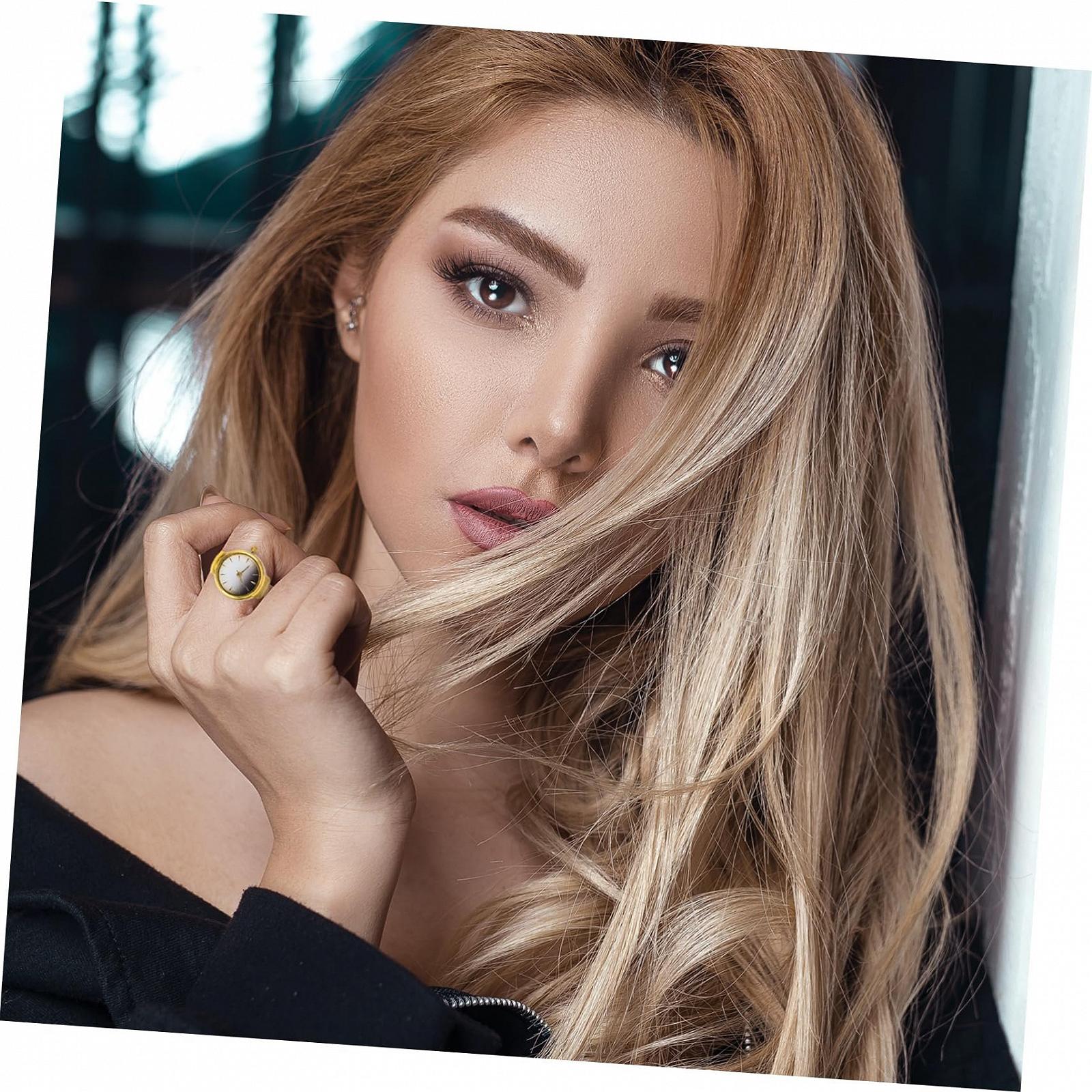 Кільце-годинник Healvian регульований кварцовий, золотий, фото №7 Кільце-годинник Healvian регульований кварцовий, золотий, фото №7