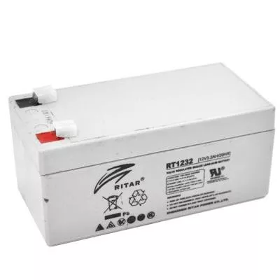 Батарея к ИБП Ritar AGM RT1223, 12V-3.2Ah RT1232, фото №1