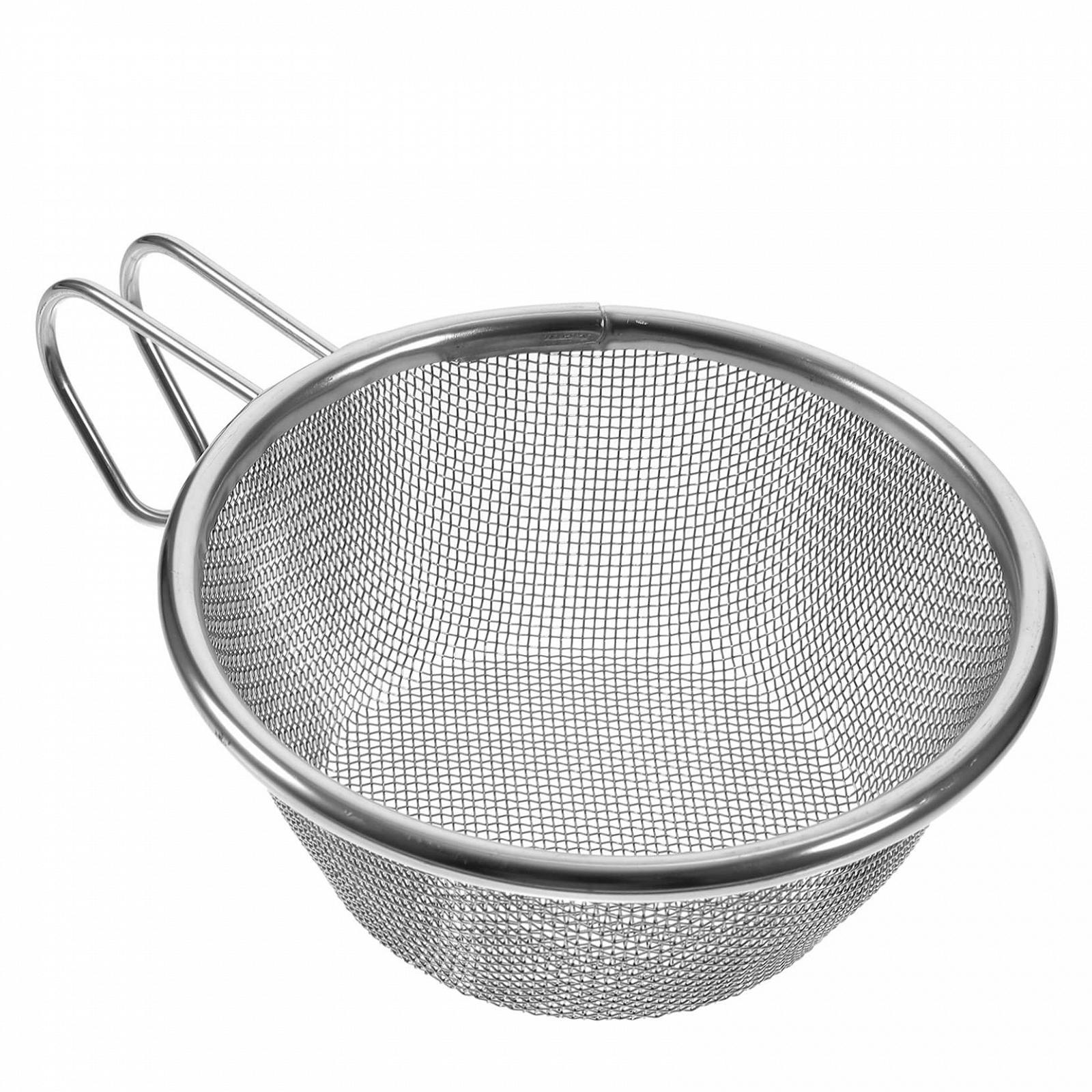Сито WOONEKY 2St Syrah Mesh-Löffel Kaffeefilter Cocktailsieb Nudelsieb aus Netzgewebe Mesh-Sieb Netz edelstahlschüsseln edelstahlnapf Siebe feinmaschig Küchenversorgung Rostfreier Stahl Silver, фото №5