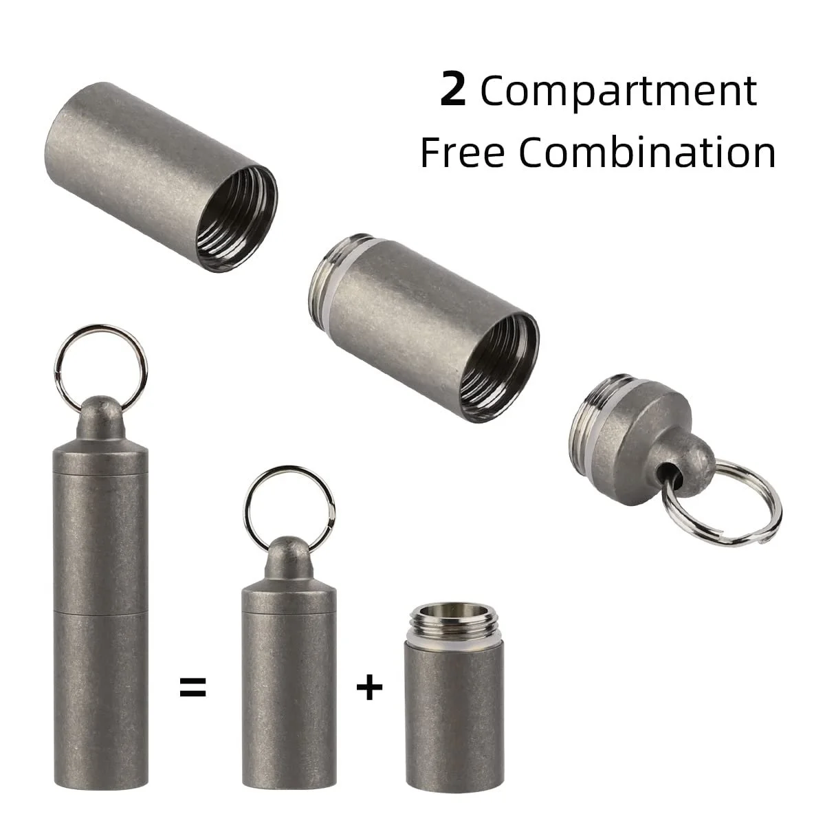 Футляр для таблеток NHDT Титановий портативний SW631 Великий Тримач, фото №3