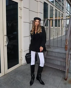 Білі однотонні щільні бавовняні колготки для дівчини класичні без малюнка - Фото 1