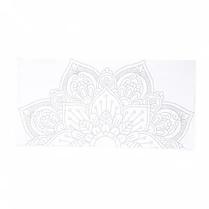 Наклейка на стену Cabilock Mandala Carved White - Фото 1