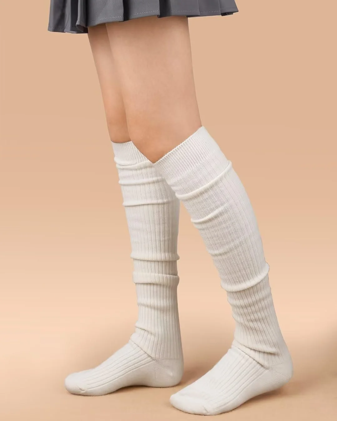 Женские очень длинные гольфы для девушек, теплые, осенне-зимние, один размер, фото №4 Женские очень длинные гольфы для девушек, теплые, осенне-зимние, один размер, фото №4