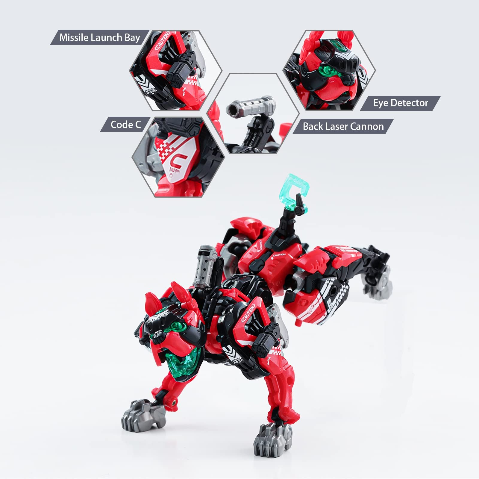 Трансформер 52TOYS Beastbox Clawde, дитяча іграшка від 15 років, барвистий, фото №3