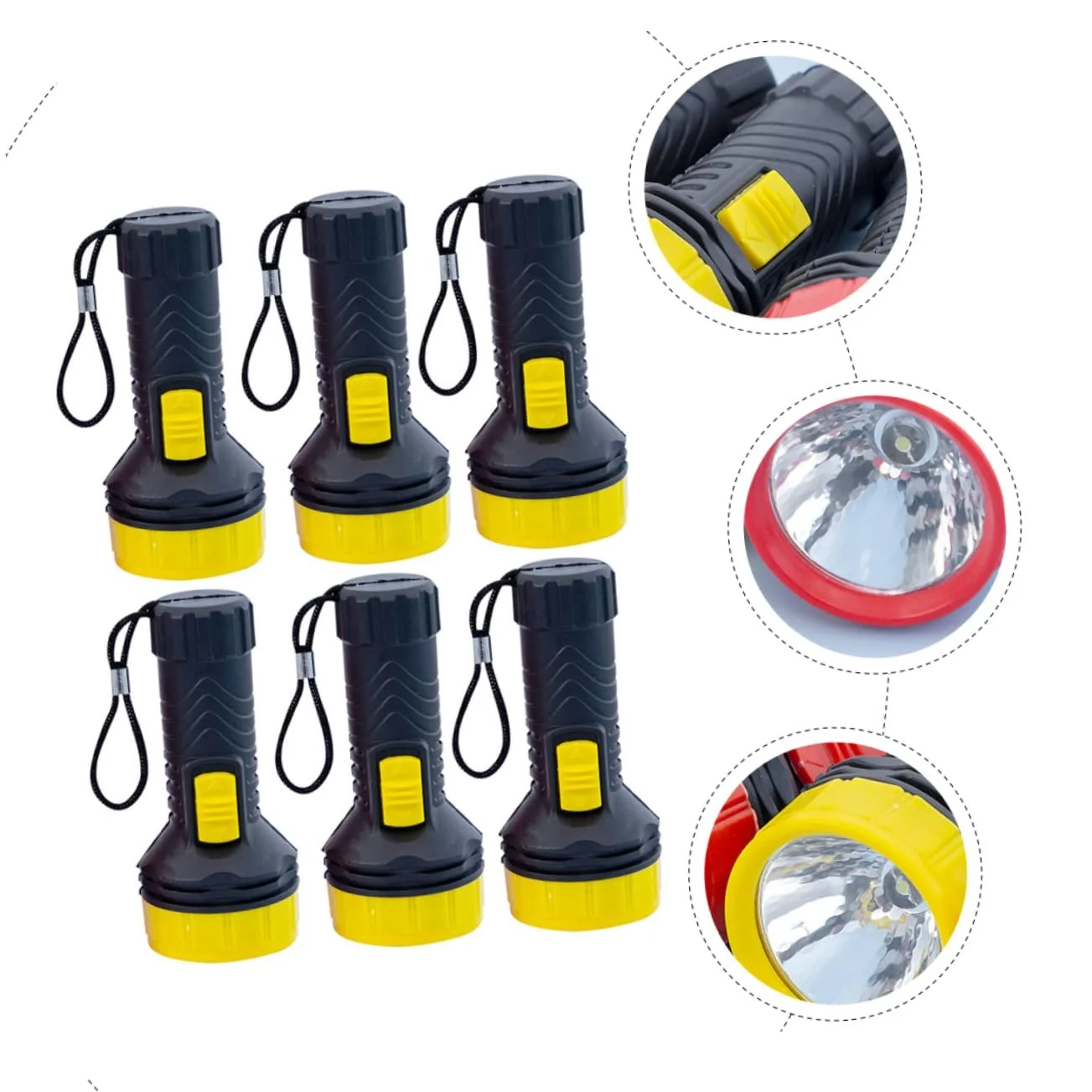 Міні ліхтарик LED пластиковий ABS (6 шт.), фото №6