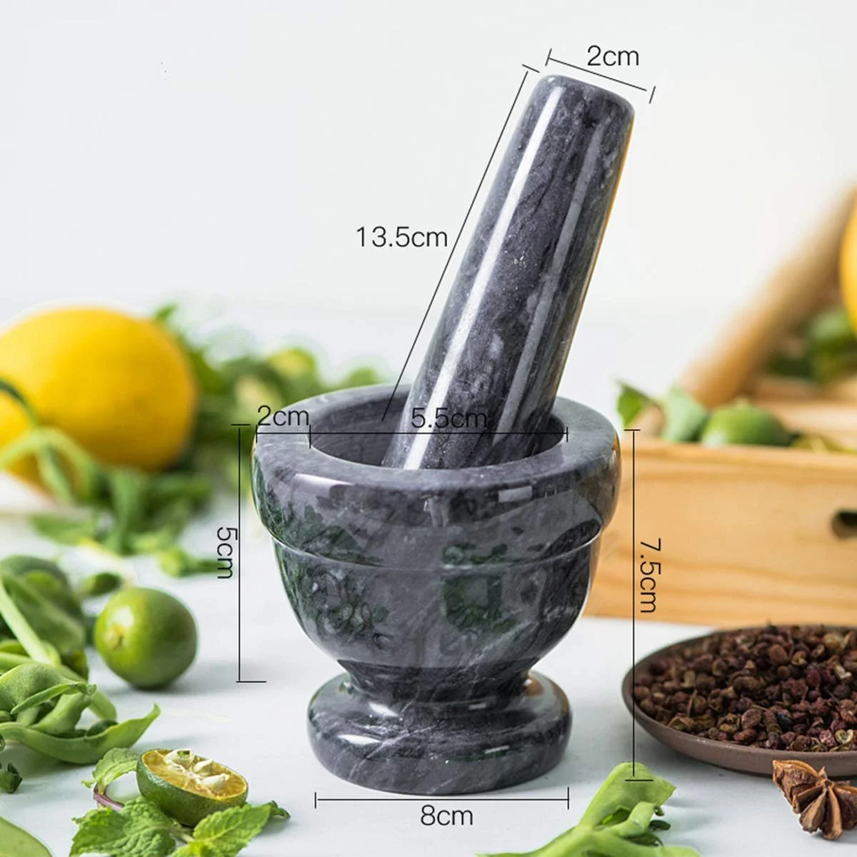 Ступка Мраморная Компактная, фото №4