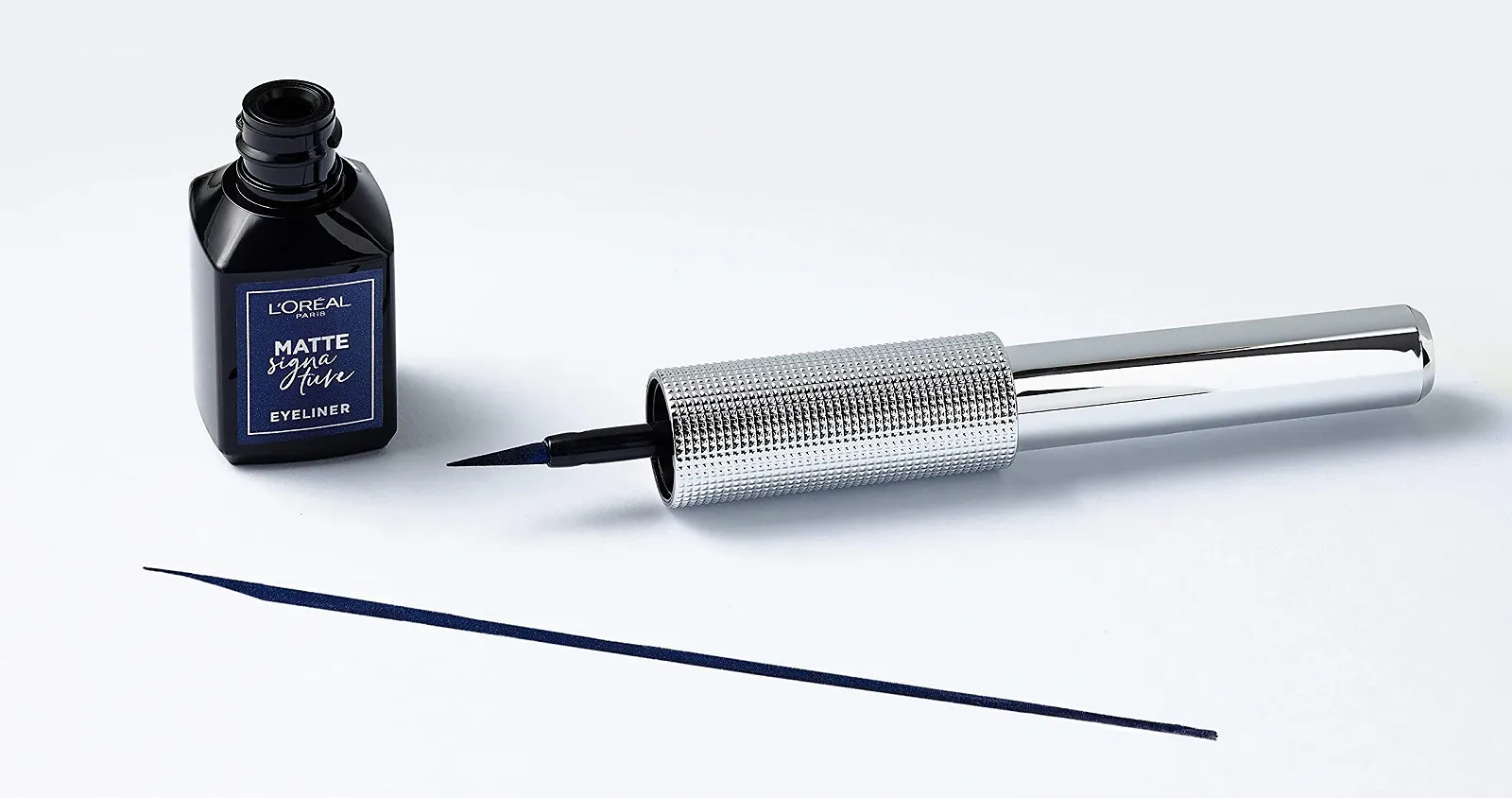 Подводка L'Oréal Paris Matte Signature 11 Navy Metal Темно-синий, фото №3