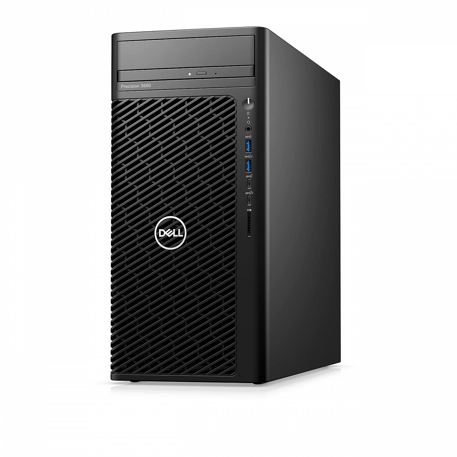 Вежа Dell Precision 3660 DDR5-SDRAM i7-12700K Intel® Core i7 32 ГБ 512 ГБ SSD Windows 10 Pro Workstation Чорний, фото №2