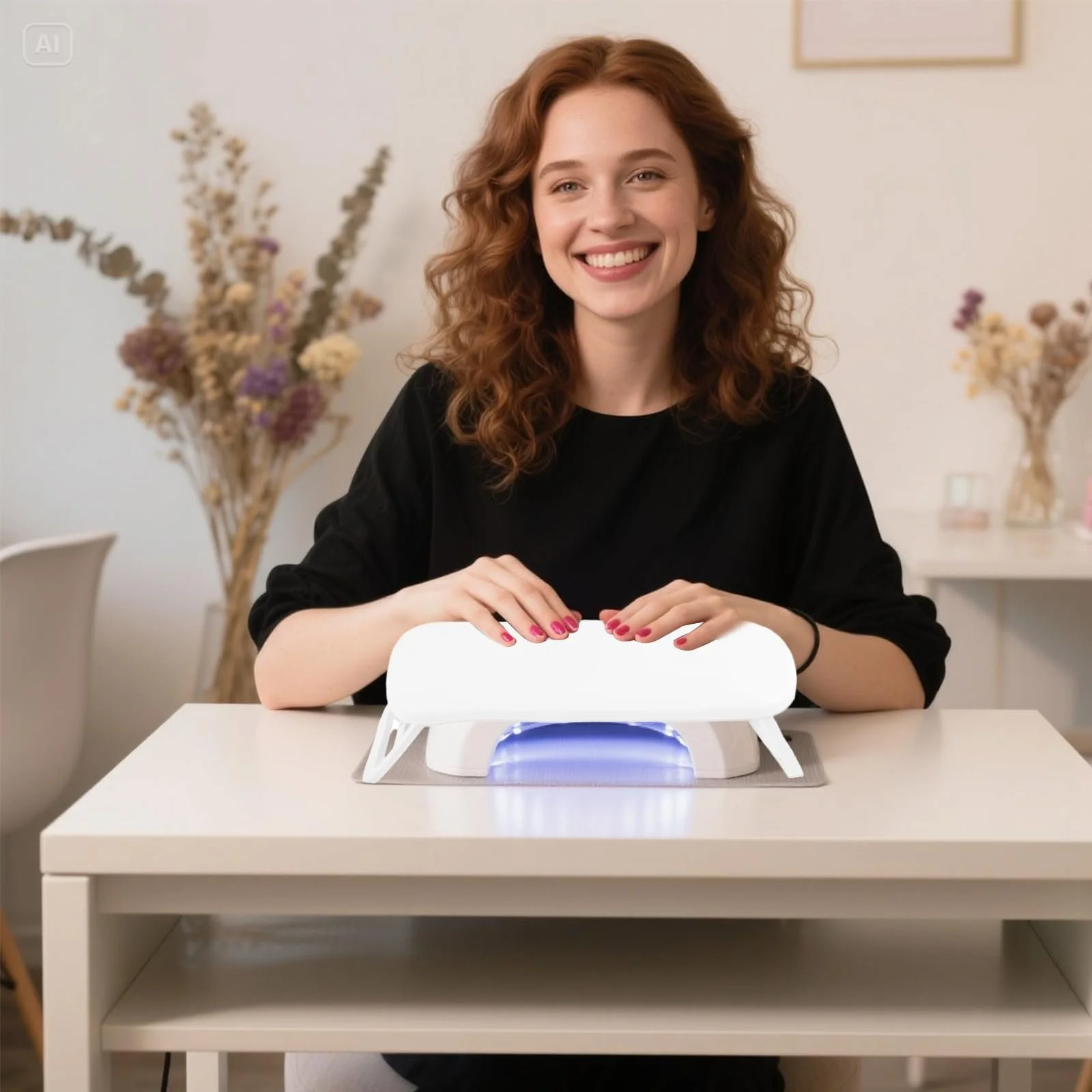 Подставка под руку для маникюра Белая, эргономичная, фото №5