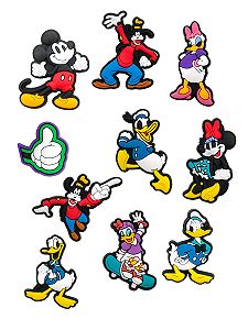 Джибітси Міккі Маус Mickey Mouse Дісней Jibbitz 10 шт аксесуари крокс прикраса Dz_162_2 - Фото 1