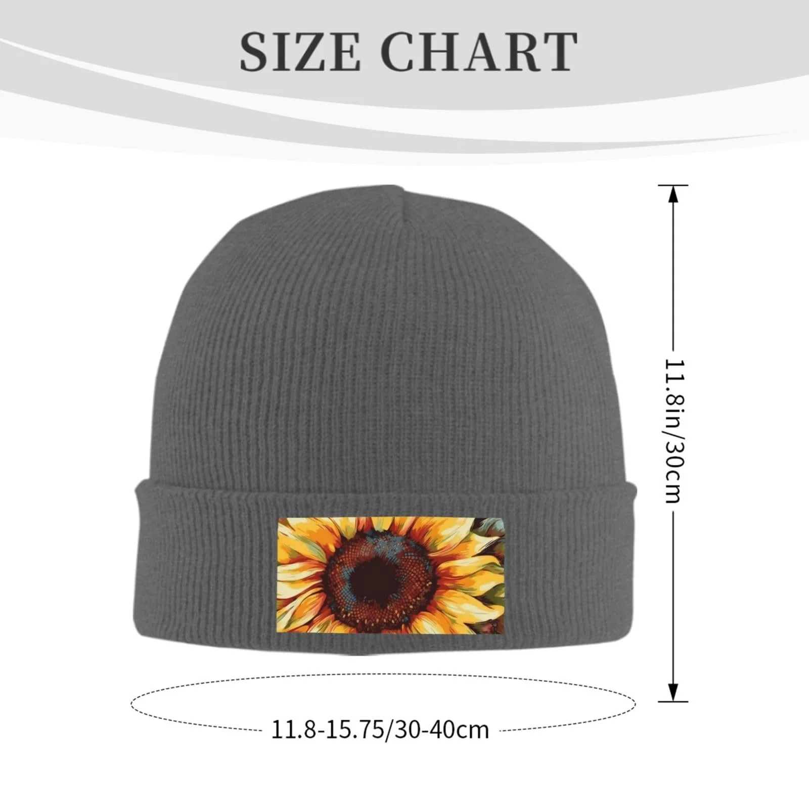 Шапка-бини Sonnenblumen для женщин, теплая вязаная, повседневная, фото №2 Шапка-бини Sonnenblumen для женщин, теплая вязаная, повседневная, фото №2