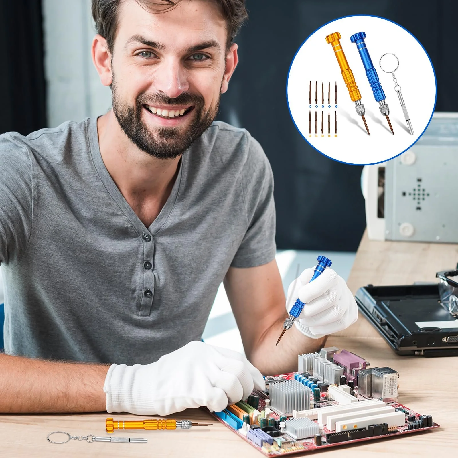 Набір викруток Mini 5 в 1, фото №7 Набір викруток Mini 5 в 1, фото №7