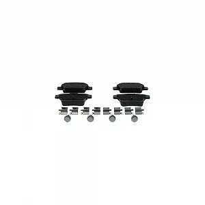 Комплект гальмівних колодок, дискове гальмо BOSCH 0 986 494 076 для FORD JAGUAR задня вісь - Фото 1