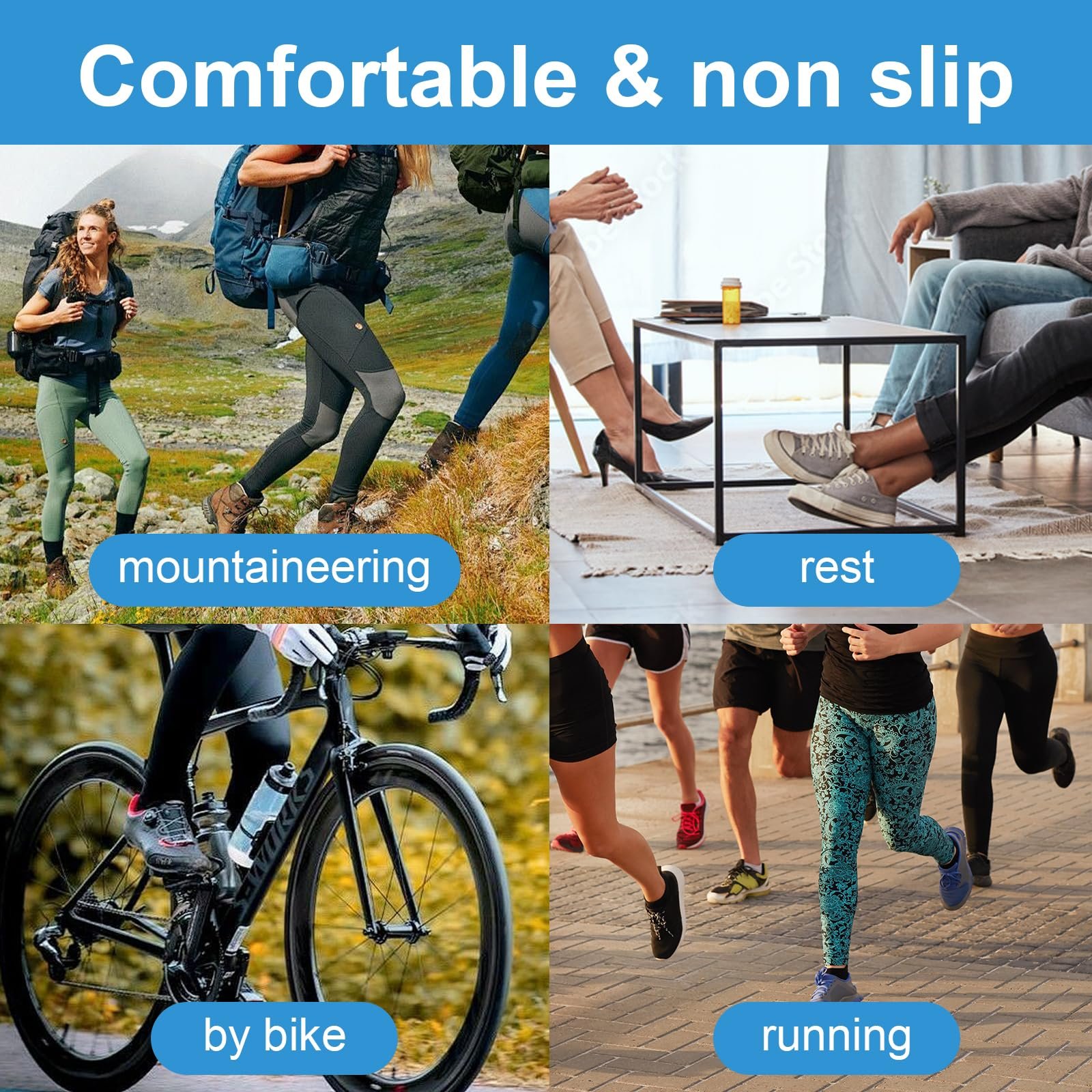 Коректор вальгусної деформації 4 шт. Пов'язка Hallux Valgus, плюсневі подушечки для чоловіків і жінок, фото №6