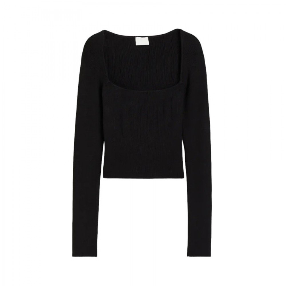 Топ H&M Square-Neck Crop Top L, фото №1