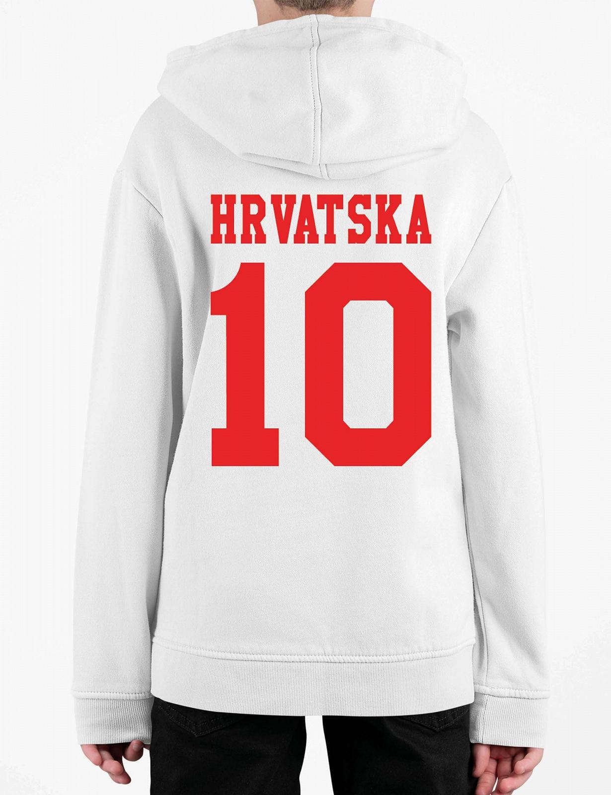 Дитяча Толстовка Croatia Джерсі Croatia Пуловер з капюшоном для хлопчиків та дівчаток - Персоналізована, фото №3