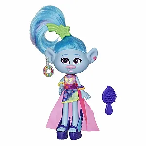 Купити Кукла Hasbro Trolls DreamWorks Trolls Glamour Silk Модная кукла с платьем и обувью - Фото 1 Кукла Hasbro Trolls DreamWorks Trolls Glamour Silk Модная кукла с платьем и обувью - Фото 1