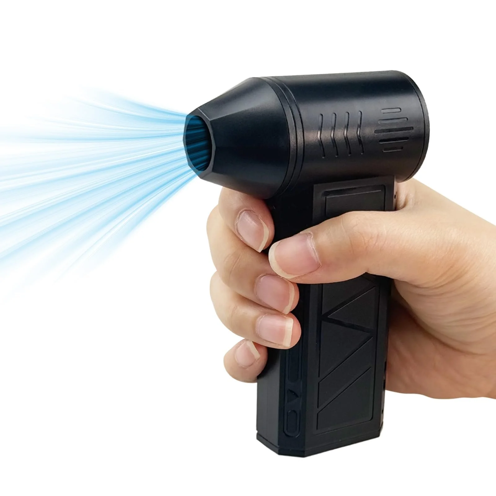 Очисник повітря Flylin High Speed Blower Turbo Fan з ліхтариком та 10 щітками 3 швидкості Акумуляторний Електричний, фото №4