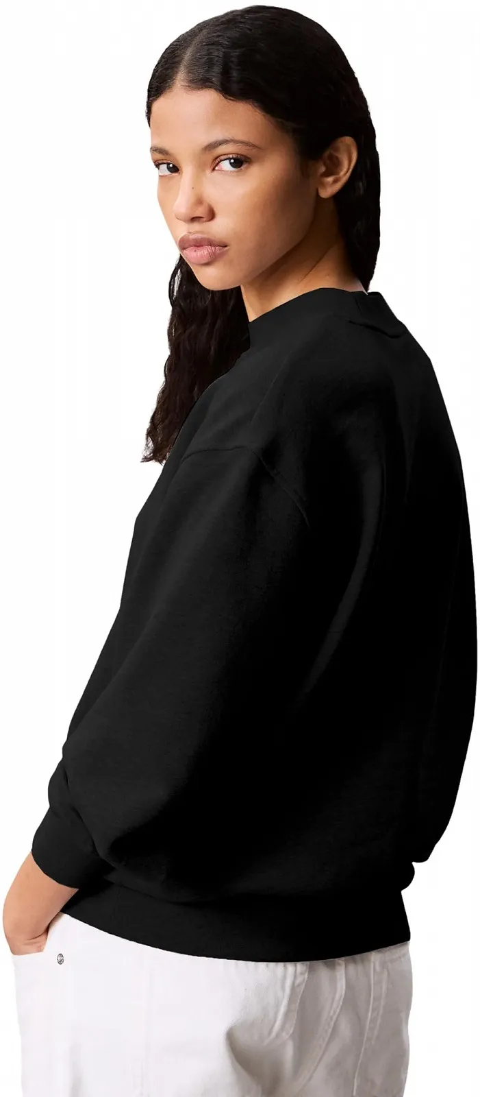 Кофта Calvin Klein A-LS Badge Logo Terry Crew Nk, фото №2 Кофта Calvin Klein A-LS Badge Logo Terry Crew Nk, фото №2