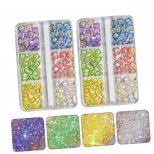 Стрази для нігтів Beavorty Різнокольорові synthetic.ua - Фото 1