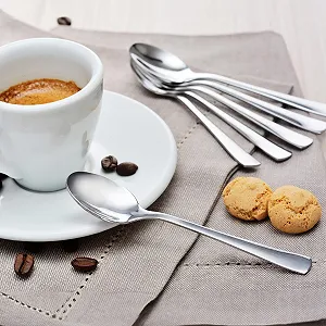 Ложки для эспрессо GRAEWE Würzburg Набор 6 штук Нержавеющая сталь synthetic.ua - Фото 1